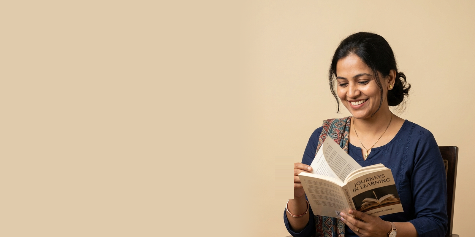 Teacher reading a storybook to kids